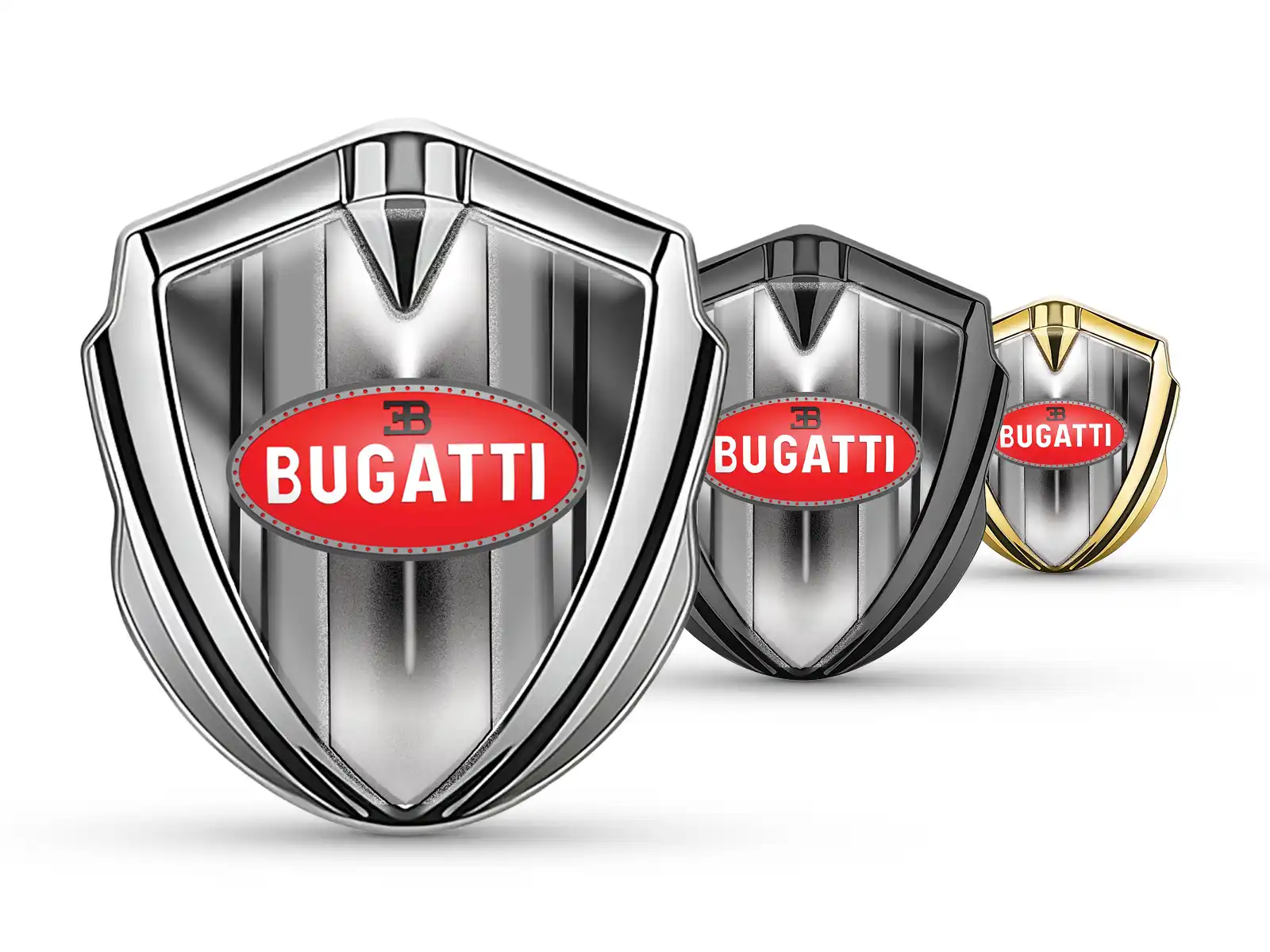 Bugatti Emblème Silicone Insigne Max Design Assemblage Robuste